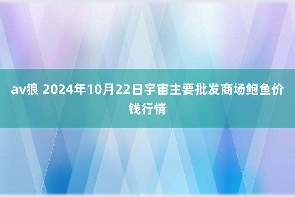 av狼 2024年10月22日宇宙主要批发商场鲍鱼价钱行情