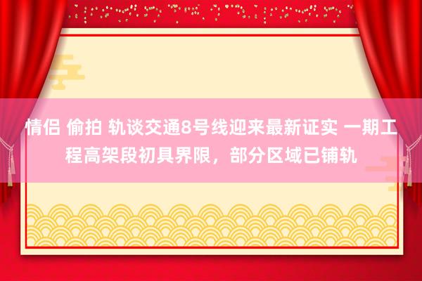 情侣 偷拍 轨谈交通8号线迎来最新证实 一期工程高架段初具界限，部分区域已铺轨