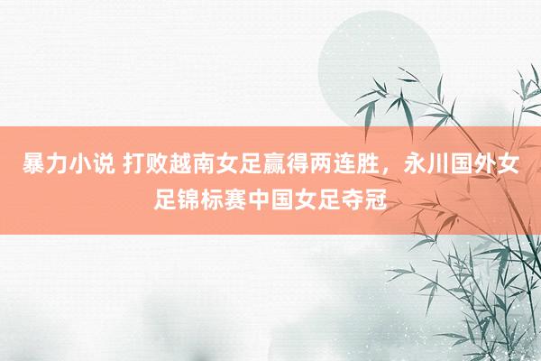 暴力小说 打败越南女足赢得两连胜，永川国外女足锦标赛中国女足夺冠