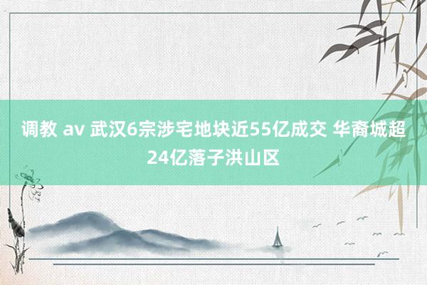 调教 av 武汉6宗涉宅地块近55亿成交 华裔城超24亿落子洪山区