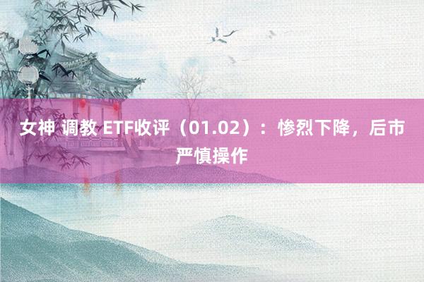女神 调教 ETF收评（01.02）：惨烈下降，后市严慎操作
