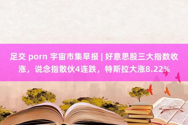 足交 porn 宇宙市集早报 | 好意思股三大指数收涨，说念指散伙4连跌，特斯拉大涨8.22%